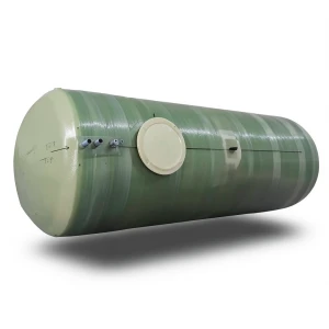 Water Tank Al-Kawthar Horizontal Fiber Glass 3000 Liter Capacity, Diameter 120 cm
