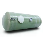Water Tank 70000 liter Capacity Fiber Glass Diameter 350 cm Horizontal