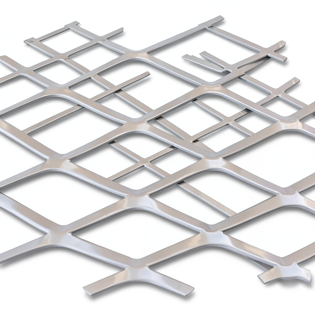 Aluminum Expanded Metal Mesh Thickness 1.8 mm Width 1.22 m Length 6 m