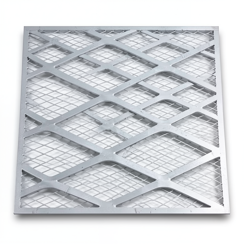 Aluminum Expanded Metal Mesh Thickness 2 mm Width 1.22 m Length 2 m