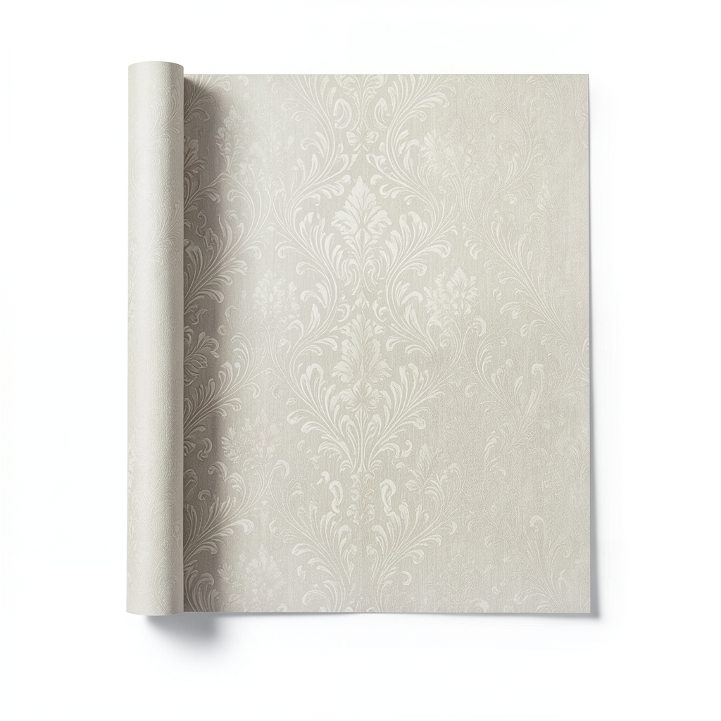 Italian Wallpaper Patterned Design Beige Color, Size 10m x 1.06m, Model 72934