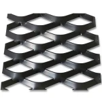Hot Rolled Black Steel Expanded Metal Mesh Thickness 2 mm Width 1.22 m Length 2 m