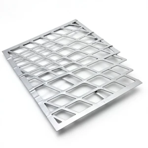 Aluminum Expanded Metal Mesh Thickness 1.7 mm Width 1.22 m Length 1 m