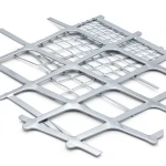 Aluminum Expanded Metal Mesh Thickness 1.7 mm Width 1.22 m Length 2 m