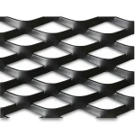 Hot Rolled Black Steel Expanded Metal Mesh Thickness 2 mm Width 1.22 m Length 1 m