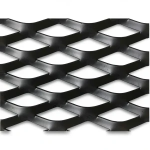 Hot Rolled Black Steel Expanded Metal Mesh Thickness 2 mm Width 1.22 m Length 1 m