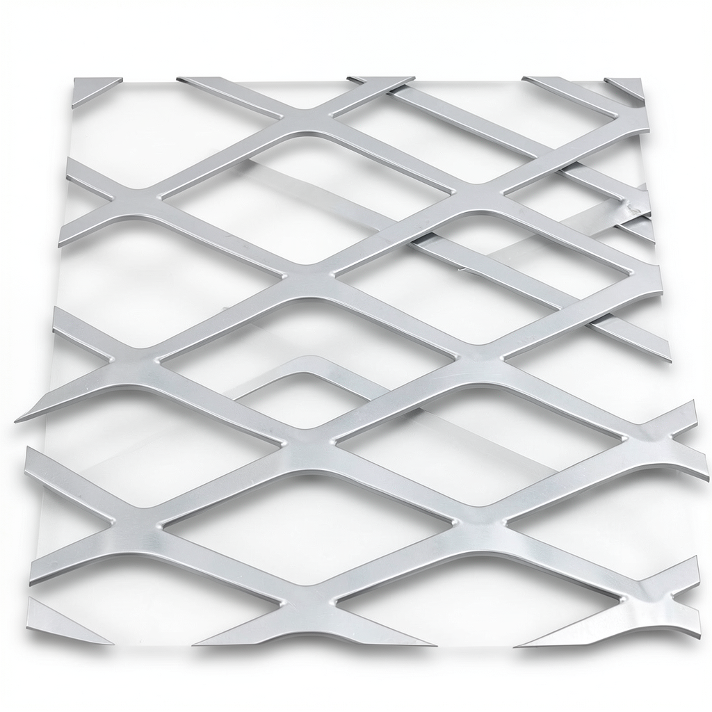 Aluminum Expanded Metal Mesh Thickness 2 mm Width 1.22 m Length 5 m