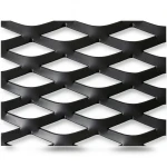Hot Rolled Black Steel Expanded Metal Mesh Thickness 2 mm Width 1.22 m Length 4 m