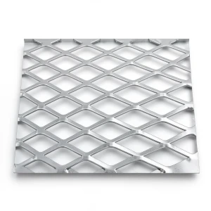 Aluminum Expanded Metal Mesh Thickness 1.7 mm Width 1.22 m Length 3 m