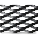 Hot Rolled Black Steel Expanded Metal Mesh Thickness 2 mm Width 1.22 m Length 3 m
