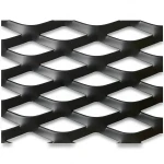 Hot Rolled Black Steel Expanded Metal Mesh Thickness 2 mm Width 1.22 m Length 5 m