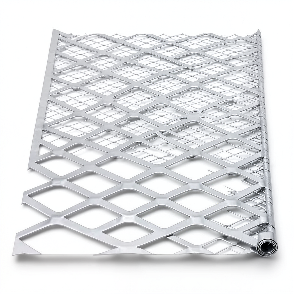 Aluminum Expanded Metal Mesh Thickness 1.7 mm Width 1.22 m Length 4 m
