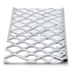 Aluminum Expanded Metal Mesh Thickness 1.7 mm Width 1.22 m Length 4 m