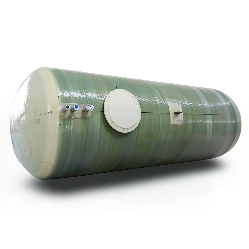 Water Tank Al-Kawthar Horizontal Fiber Glass 30000 Liter, Diameter 250 cm