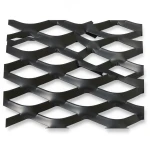 Hot Rolled Black Steel Expanded Metal Mesh Thickness 2 mm Width 1.22 m Length 6 m