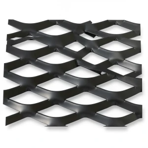 Hot Rolled Black Steel Expanded Metal Mesh Thickness 2 mm Width 1.22 m Length 6 m