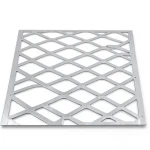 Aluminum Expanded Metal Mesh Thickness 1.7 mm Width 1.22 m Length 6 m