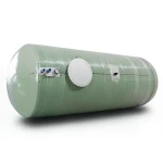Water Tank Al-Kawthar Horizontal Fiber Glass 60000 Liter Capacity, Diameter 350 cm