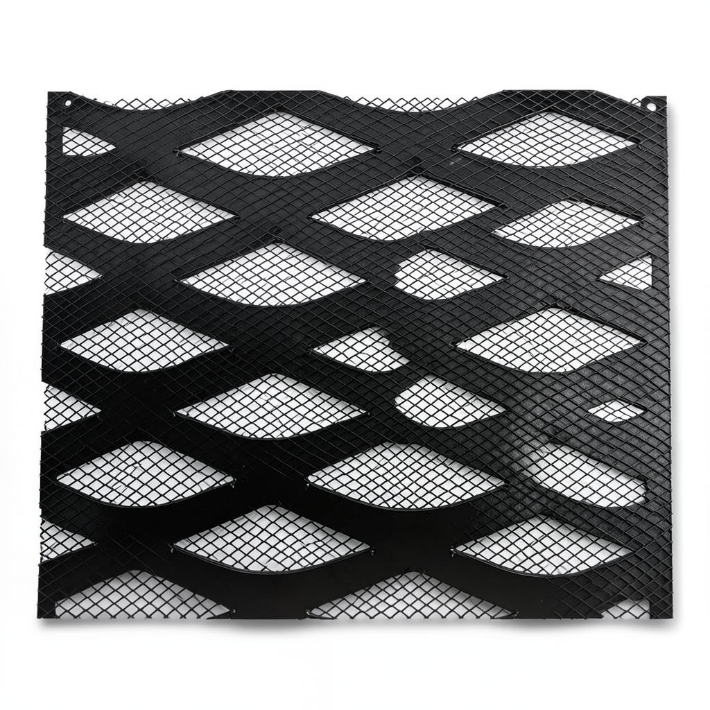 Hot Rolled Black Steel Expanded Metal Mesh Thickness 2.3 mm Width 1.22 m Length 1 m