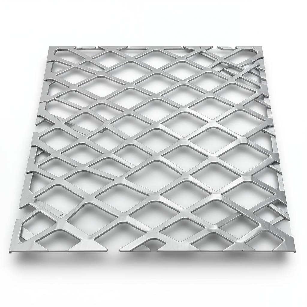 Aluminum Expanded Metal Mesh Thickness 1.7 mm Width 1.22 M Length 5 M