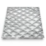 Aluminum Expanded Metal Mesh Thickness 1.7 mm Width 1.22 M Length 5 M