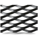 Hot Rolled Black Steel Expanded Metal Mesh Thickness 2 mm Width 1.22 m Length 6 m