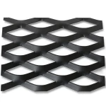 Hot Rolled Black Steel Expanded Metal Mesh Thickness 2.3 mm Width 1.22 m Length 2 m
