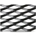 Hot Rolled Black Steel Expanded Metal Mesh Thickness 2.3 mm Width 1.22 m Length 3 m