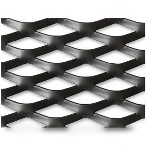 Hot Rolled Black Steel Expanded Metal Mesh Thickness 2 mm Width 1.22 m Length 7 m