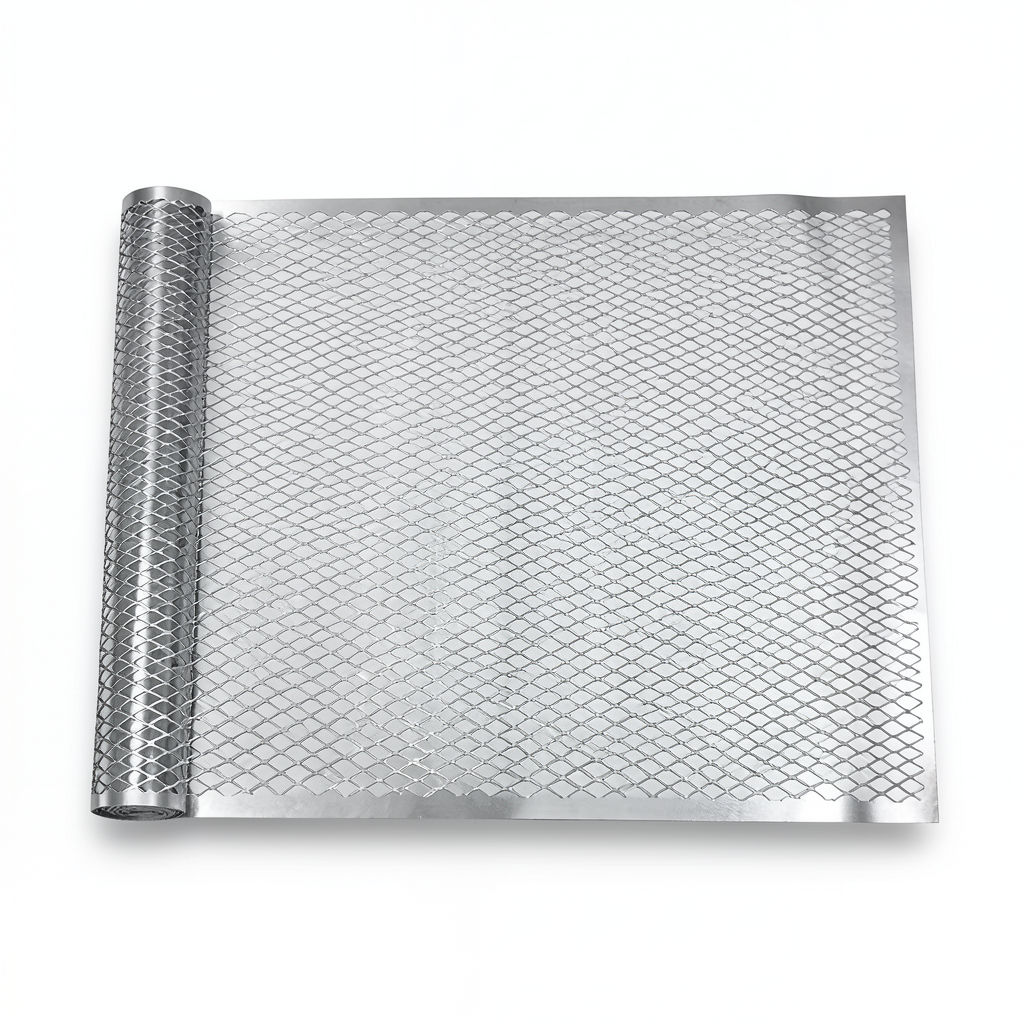 Aluminum Expanded Metal Mesh Thickness 1.8 mm Width 1.22 m Length 2 m