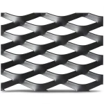 Hot Rolled Black Steel Expanded Metal Mesh Thickness 2.3 mm Width 1.22 m Length 5 m