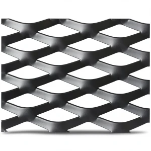 Hot Rolled Black Steel Expanded Metal Mesh Thickness 2.3 mm Width 1.22 m Length 5 m