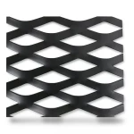 Hot Rolled Black Steel Expanded Metal Mesh Thickness 2.3 mm Width 1.22 m Length 7 m