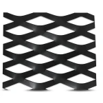 Hot Rolled Black Steel Expanded Metal Mesh Thickness 2.7 mm Width 1.22 m Length 2 m