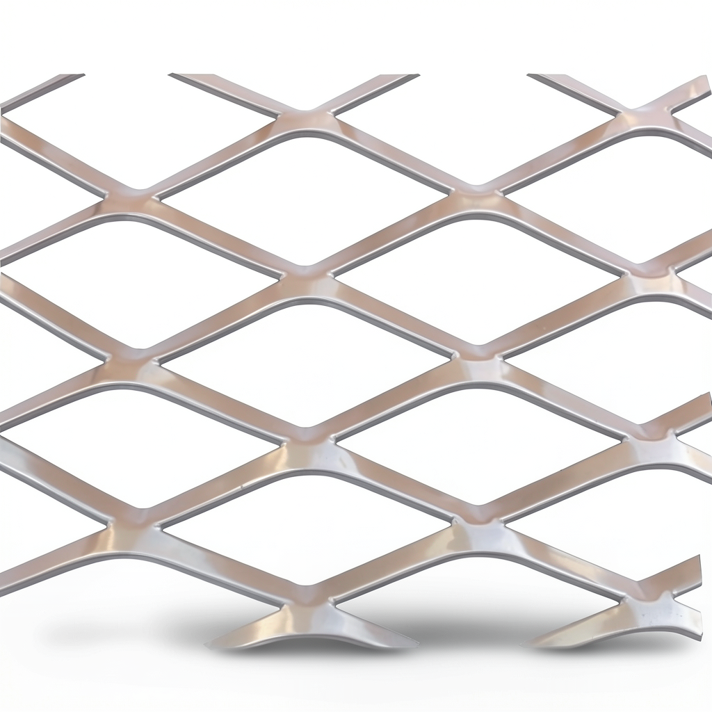 Aluminum Expanded Metal Mesh Thickness 1.8 mm Width 1.22 M Length 7 M