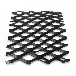 Hot Rolled Black Steel Expanded Metal Mesh Thickness 2.7 mm Width 1.22 m Length 3 m