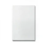 Ceramic Wall Tiles 20x43 cm Rectangle, White Color