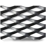 Hot Rolled Black Steel Expanded Metal Mesh Thickness 2.7 mm Width 1.22 m Length 1 m