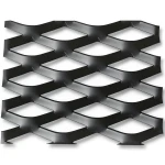 Hot Rolled Black Steel Expanded Metal Mesh Thickness 2.7 mm Width 1.22 m Length 2 m