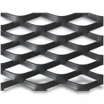 Hot Rolled Black Steel Expanded Metal Mesh Thickness 2.7 mm Width 1.22 m Length 5 m