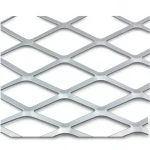 Aluminum Expanded Metal Mesh Thickness 2 mm Width 1.22 m Length 1 m