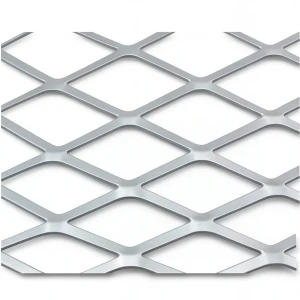 Aluminum Expanded Metal Mesh Thickness 2 mm Width 1.22 m Length 1 m