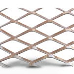 Aluminum Expanded Metal Mesh Thickness 2 mm Width 1.22 m Length 2 m