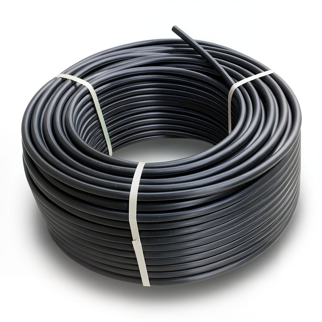 لفة أنابيب HDPE ضغط 19.2 بار PE 100 قطر خارجي 16 مم SDR 7.4 لون أسود