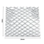 Aluminum Expanded Metal Mesh Thickness 2 mm Width 1.22 m Length 5 m
