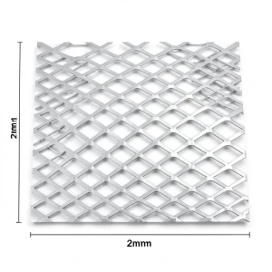 Aluminum Expanded Metal Mesh Thickness 2 mm Width 1.22 m Length 5 m