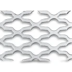 Hot Rolled Expanded Mesh Mozakhraf Shape Wire Diameter 2.3 mm Width 1.22 M Length 3 M