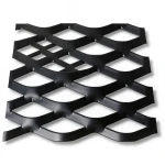 Hot Rolled Black Steel Expanded Metal Mesh Thickness 2.7 mm Width 1.22 m Length 6 m