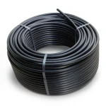 HDPE Plastic Coil Pipe PN 19.2 Bar PE 100 OD 75 mm SDR 7.4 Black