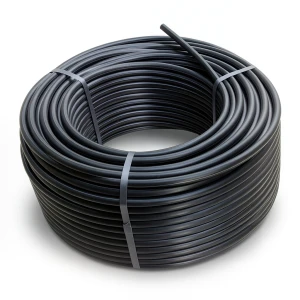 لفة أنابيب بلاستيك HDPE ضغط 19.2 بار PE 100 قطر خارجي 75 مم SDR 7.4 لون أسود